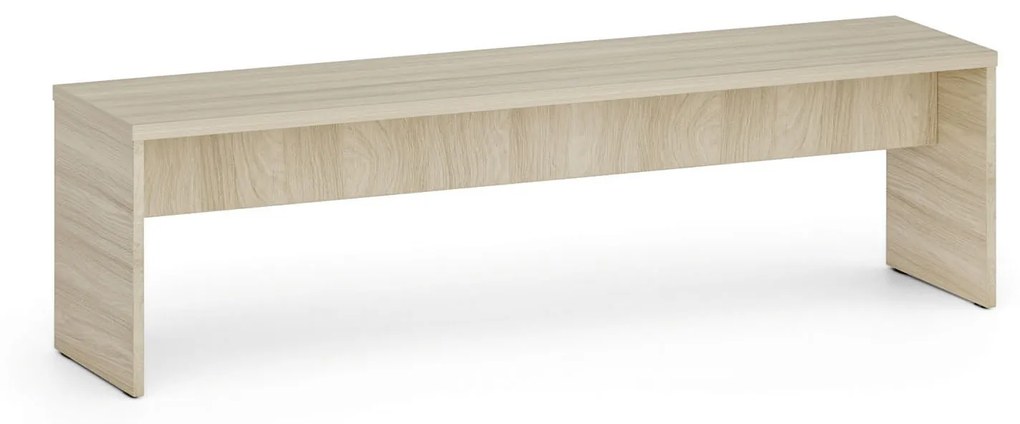 Šatníková lavica, 1500 mm, dub prírodný