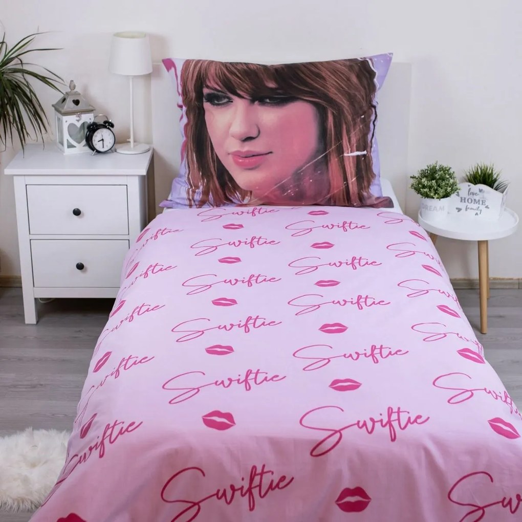 Jerry Fabrics Bavlnené obliečky Swiftie, 140 x 200 cm, 70 x 90 cm