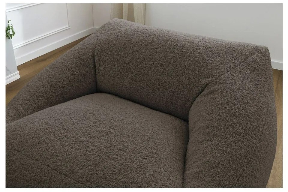 Tmavohnedý sedací vak Lilibet – Bobochic Paris