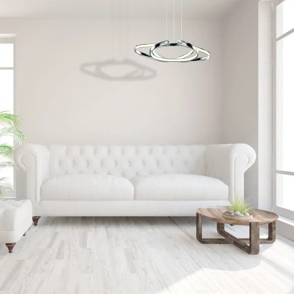 LED Luster na lanku COPERNICUS 1xLED/46W/230V