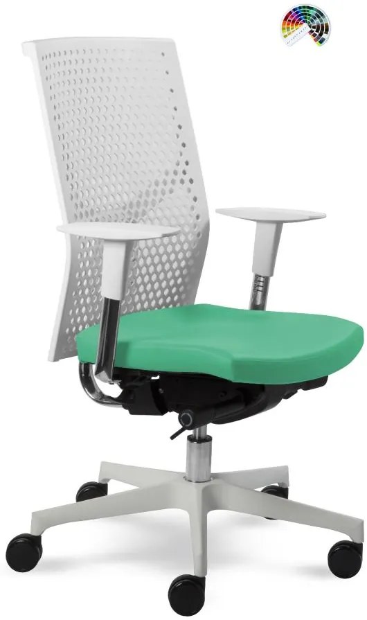 MAYER Kancelárska stolička PRIME ZOOM 2301 S čalúnenie LIMA koženka