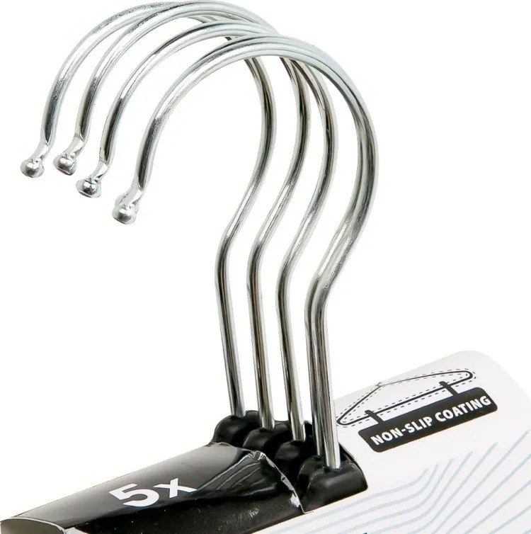 Súprava ramienok (5 ks) čierna/sivá