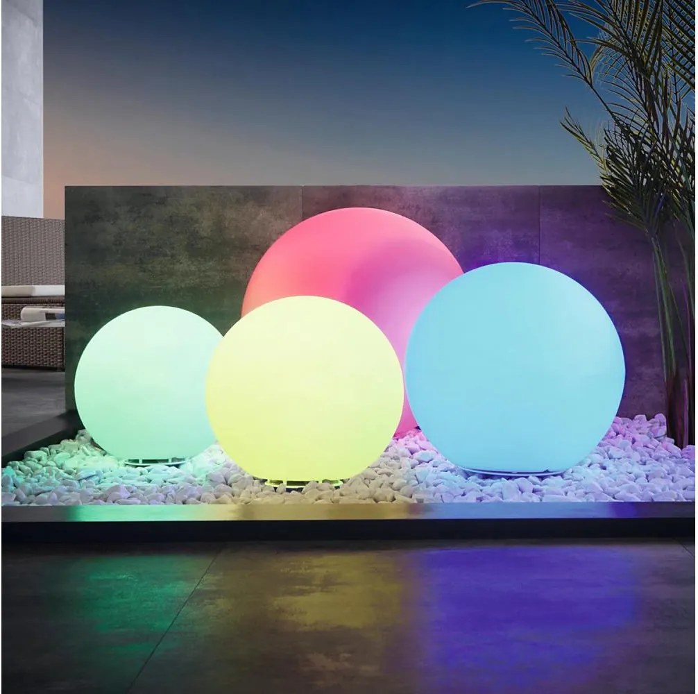 Eglo 900272 - LED RGB Stmievateľná vonkajšia lampa 1xE27/9W/230V 2700-6500K IP65