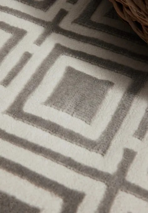 Koberec Elle Decoration Perles Howlite krémový / sivý