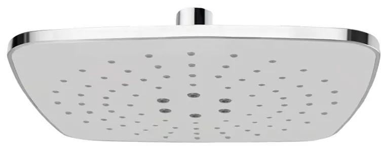Mereo, Nástenná batéria Eve so sprchovou súpravou, výtokom, ručnou a tanierovou sprchou 225x225mm, MER-CBE60101SBE