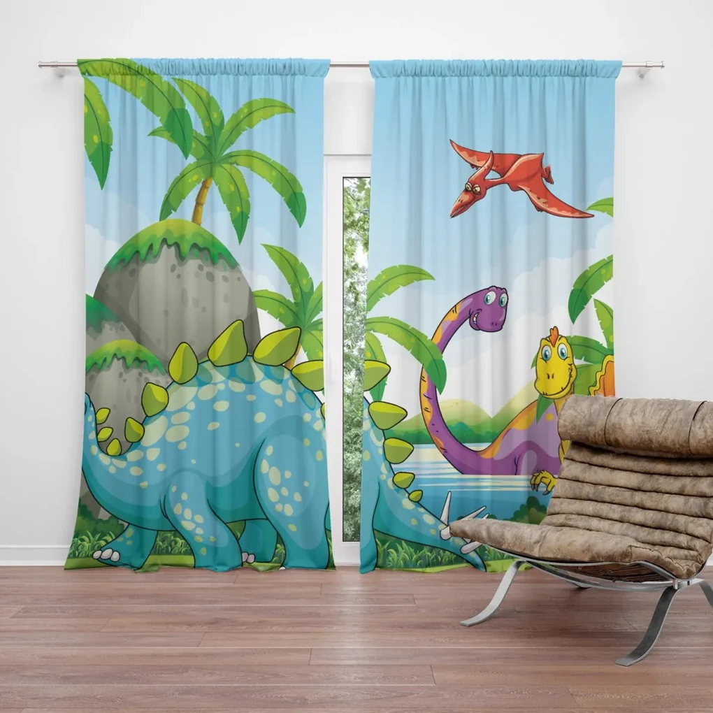 Sablio Záves Dinosauři 3: 2 ks 140x250 cm