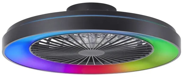 Brilliant - LED RGBW stmievateľný stropný ventilátor MAZZARO LED/24W/230V + DO