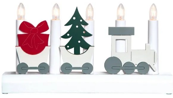 Eglo 410405 - Vianočný svietnik JULIA 5xE10/3W/230V