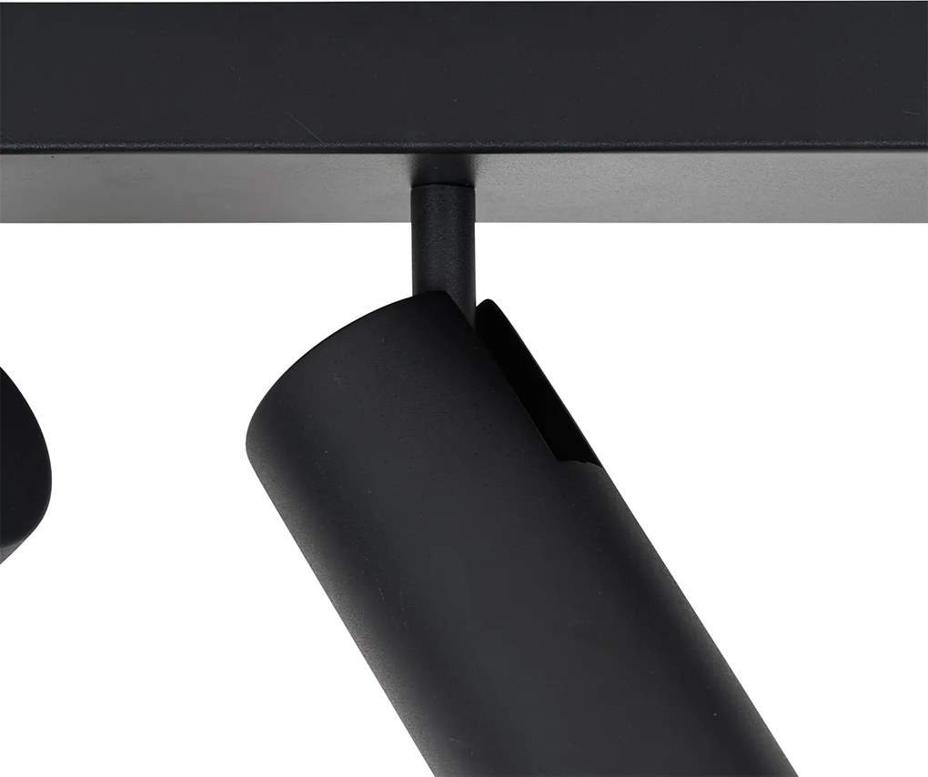 Inteligentný stropný reflektor čierny 2-svetelný nastaviteľný vrátane 2 Wifi GU10 50mm - Renna