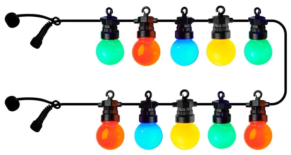 Predĺženie svetelnej reťaze počet žiaroviek 10 ks dĺžka 300 cm Lucas Multi – Sirius