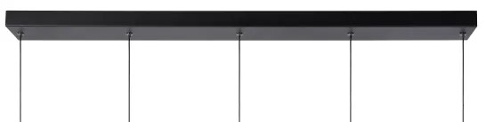 Lucide 24402/30/30 -LED Stmievateľný luster na lanku MARGARY 5xLED/4,2W/230V čierna