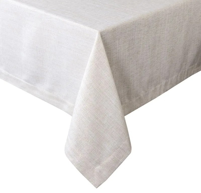 Luxusný obrus Zoja ažur 140 × 180 cm – krémová/zlatá