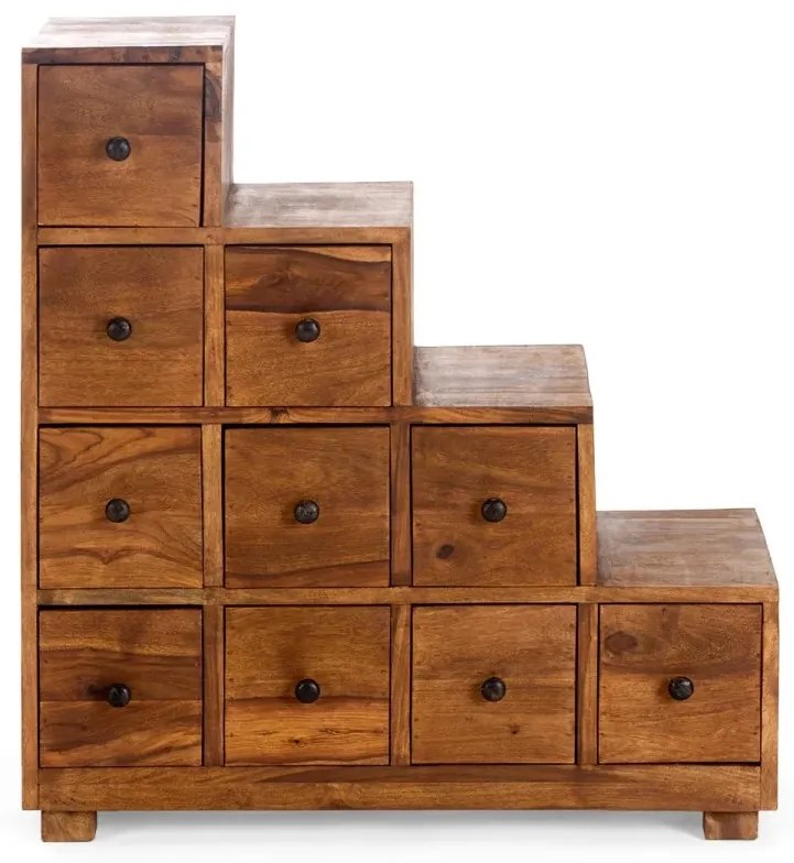 furniture-nabytek.cz - Masivní komoda Merlin z palisandru, lakovaná, hnědá