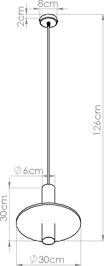 Závesné svietidlo Pelta 1, 1x čierne kovové tienidlo, be