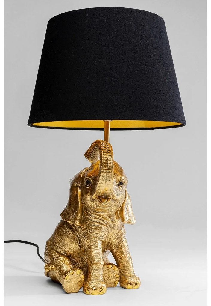 Elephant stolová lampa zlatá 48 cm