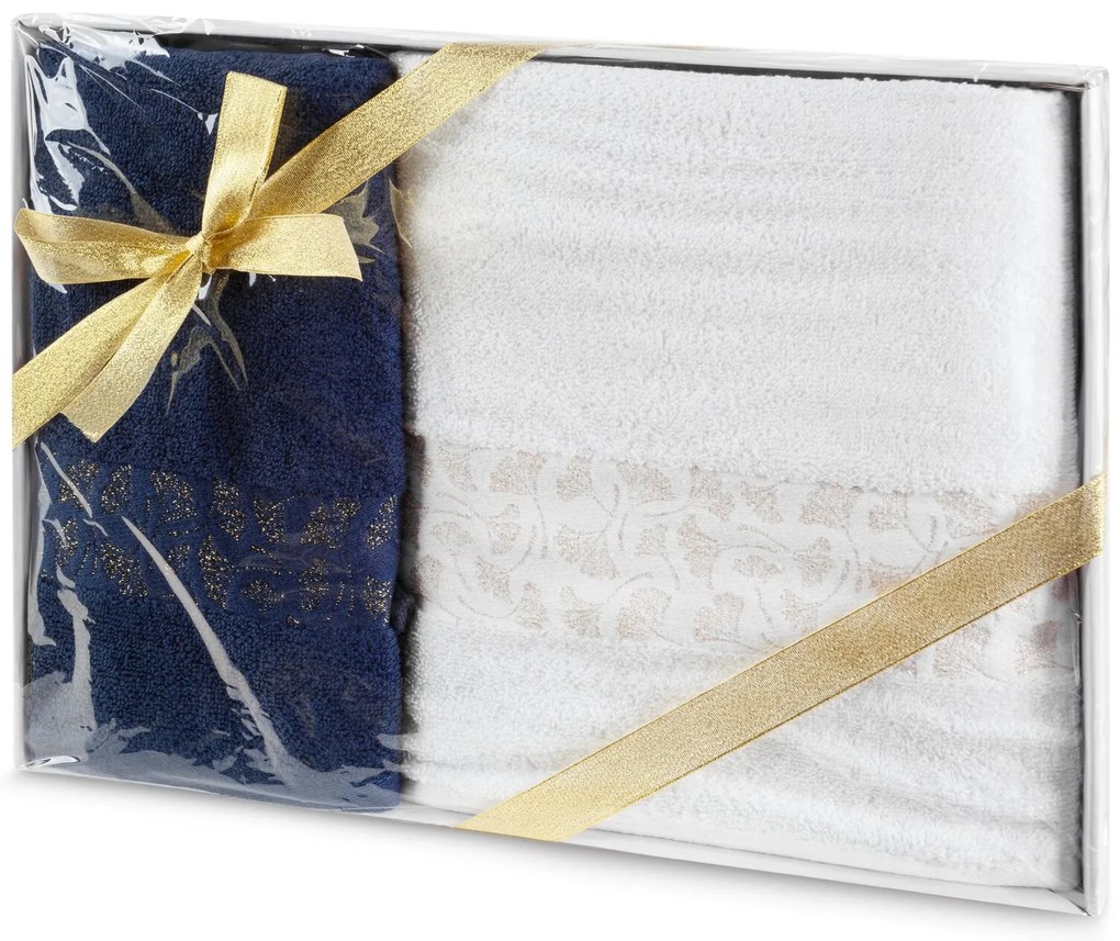 EUROFIRANY BAVLNENÝ UTERÁK BLINK SADA 50X90 CM, 70X140 CM VIACFAREBNÁ