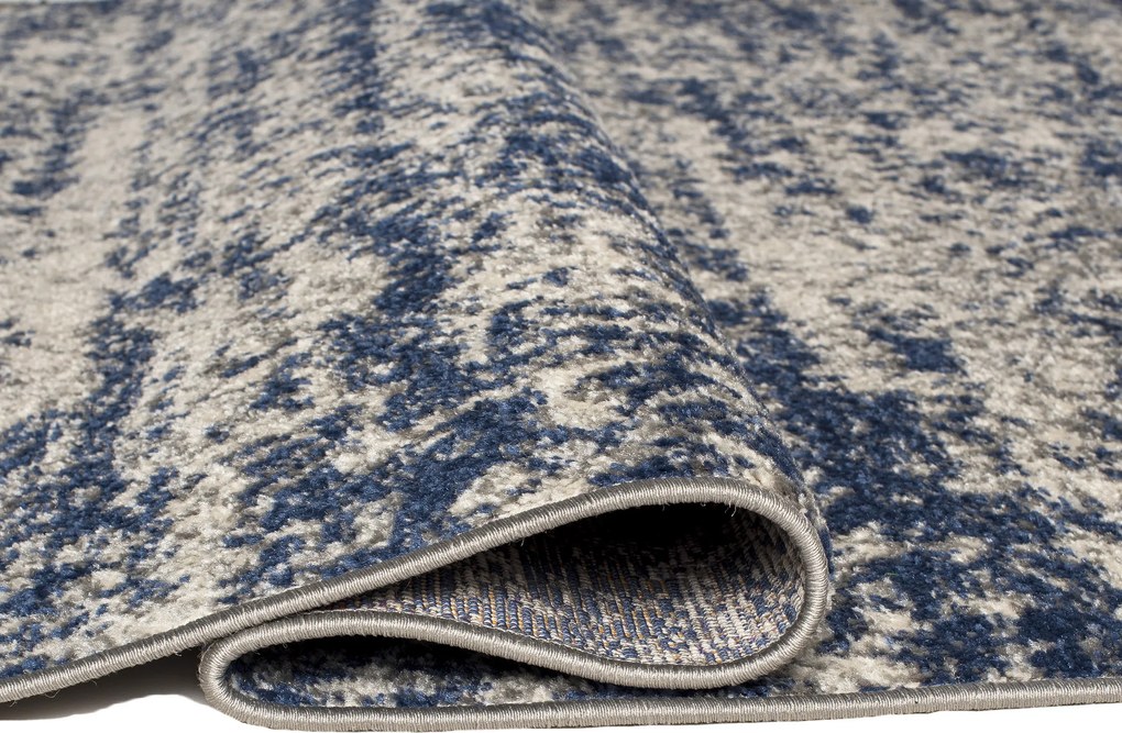 TA Koberec H171A TMAVOMODRÁ PRUŽINA Rozmer: 80x250 cm