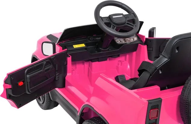 Elektrické autíčko Land Rover Defender ružové