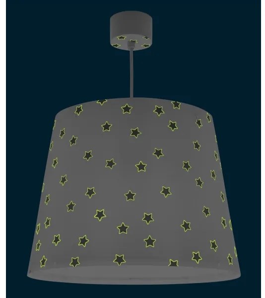 Dalber 82212B - Detský luster STAR LIGHT 1xE27/60W/230V biela