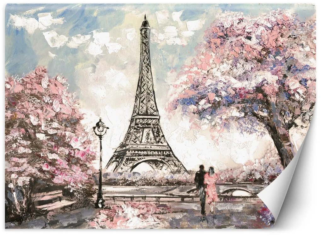 Gario Fototapeta Paríž, Eiffelova veža na jar Materiál: Vliesová, Rozmery: 200 x 140 cm