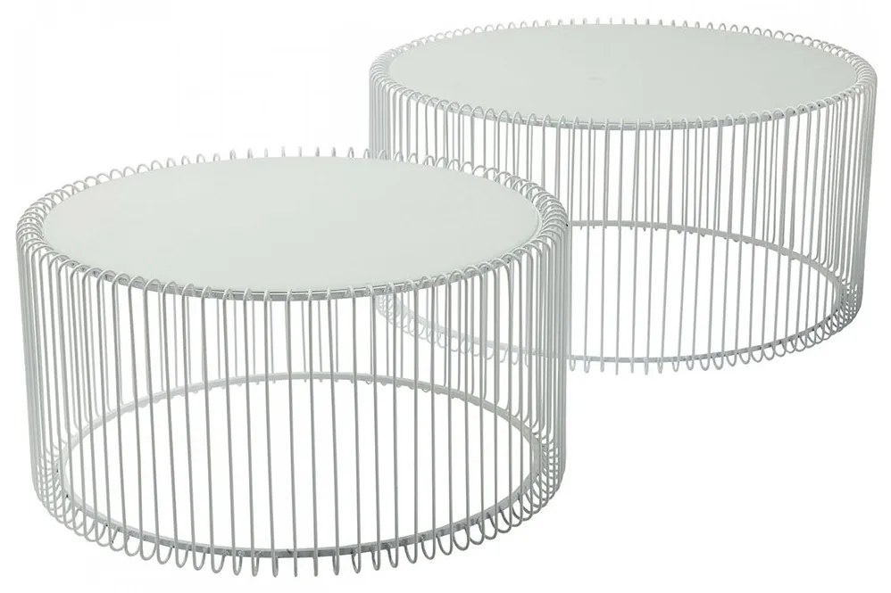 Konferenčný stolík Wire  (2 / Set) 33,5 × 69,5 × 69,5 cm KARE DESIGN