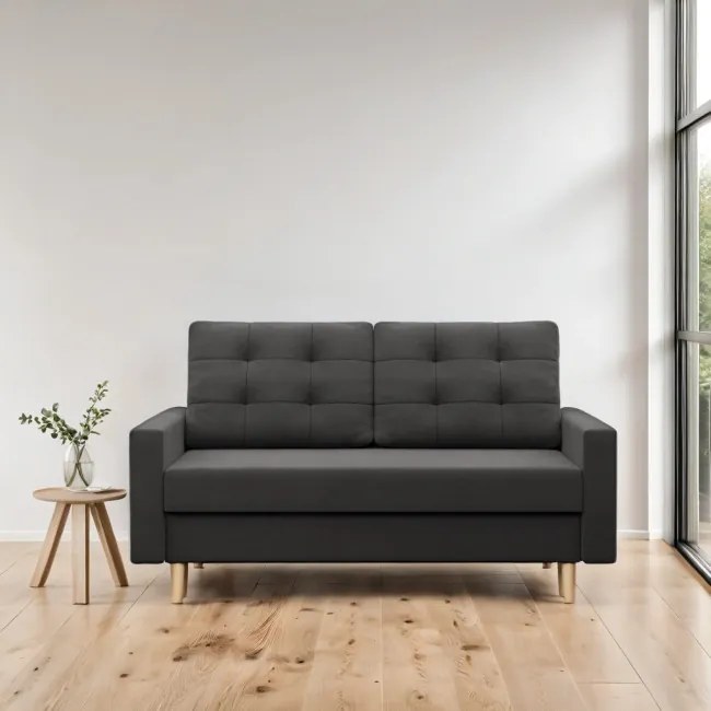 Dvojmiestna pohovka BLANK Comfort rozkladacia, sivá