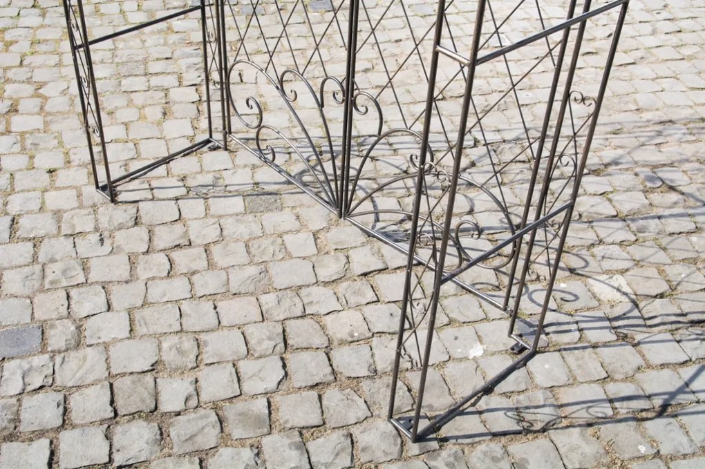 Oblúk na ruže Mel s bránkou - Bronzová