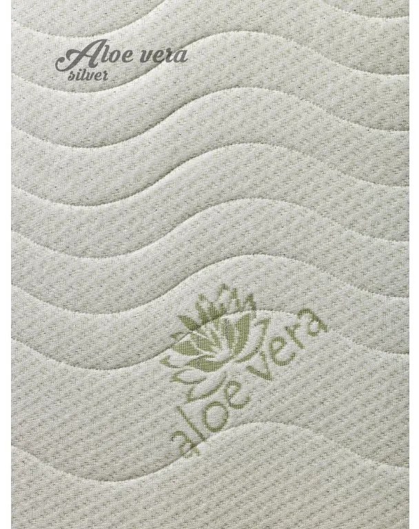 TEXPOL Obojstranný PUR matrac ELASTIC (AKCIA) Rozmer: 200x200, Poťahová látka: Aloe Vera Silver