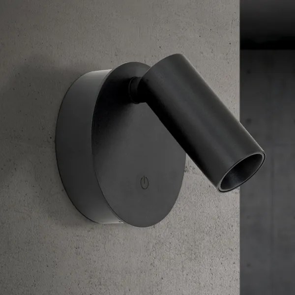 Orion - LED stmievateľné nabíjacie svietidlo LUXY LED/1W/5V 2200 mAh 2700/3000/4000K čierna