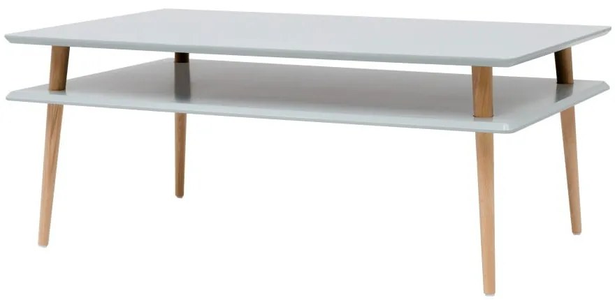 Svetlosivý konferenčný stolík Ragaba KORO