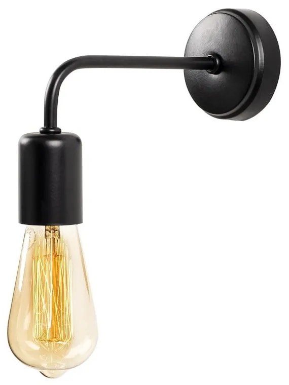Čierne nástenné svietidlo Isidora – Opviq lights