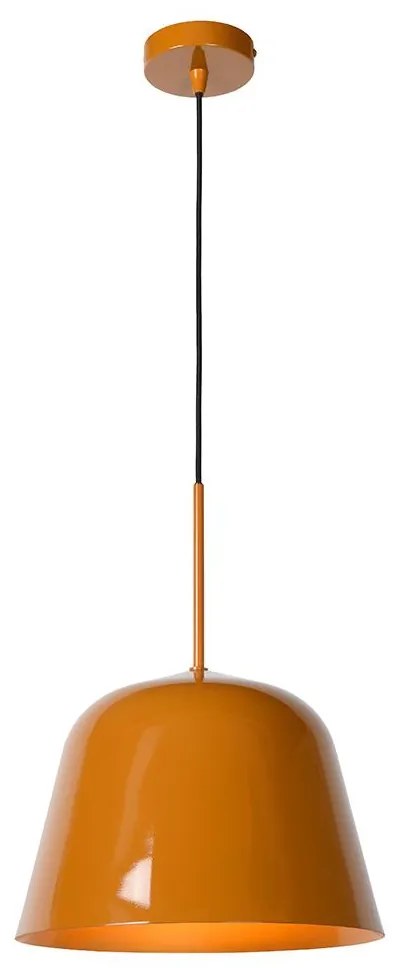 Lucide 30482/31/44 - Luster na lanku MISHA 1xE27/60W/230V oranžová