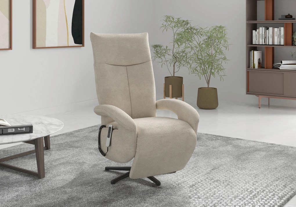 XXXLutz RELAXAČNÉ KRESLO, textil, piesková Sit & More - Online Only obývacie izby - 00014401325R