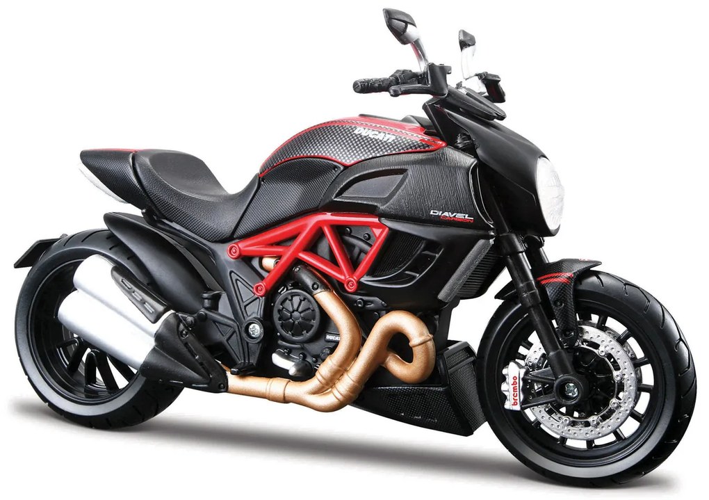 Maisto – Stavebnica – Motocykel Ducati Diavel Carbon, 1:12