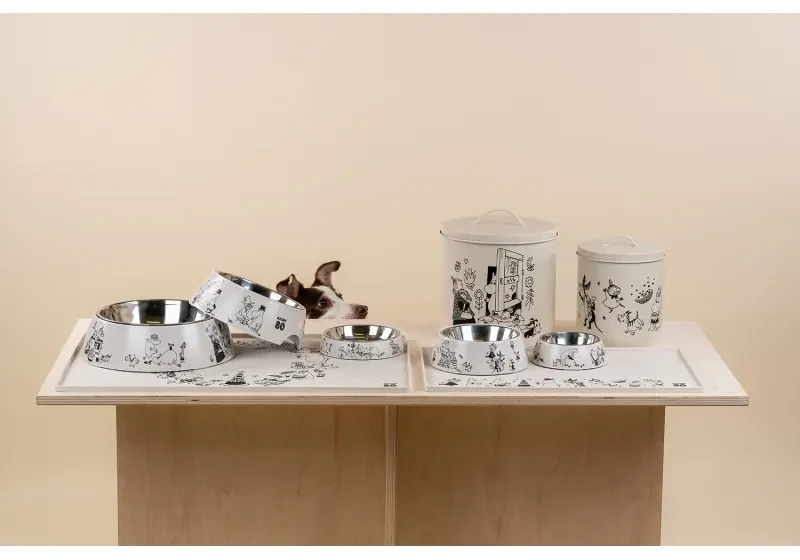Set dóz na maškrty Moomin Pets 2 ks / 80. výročie