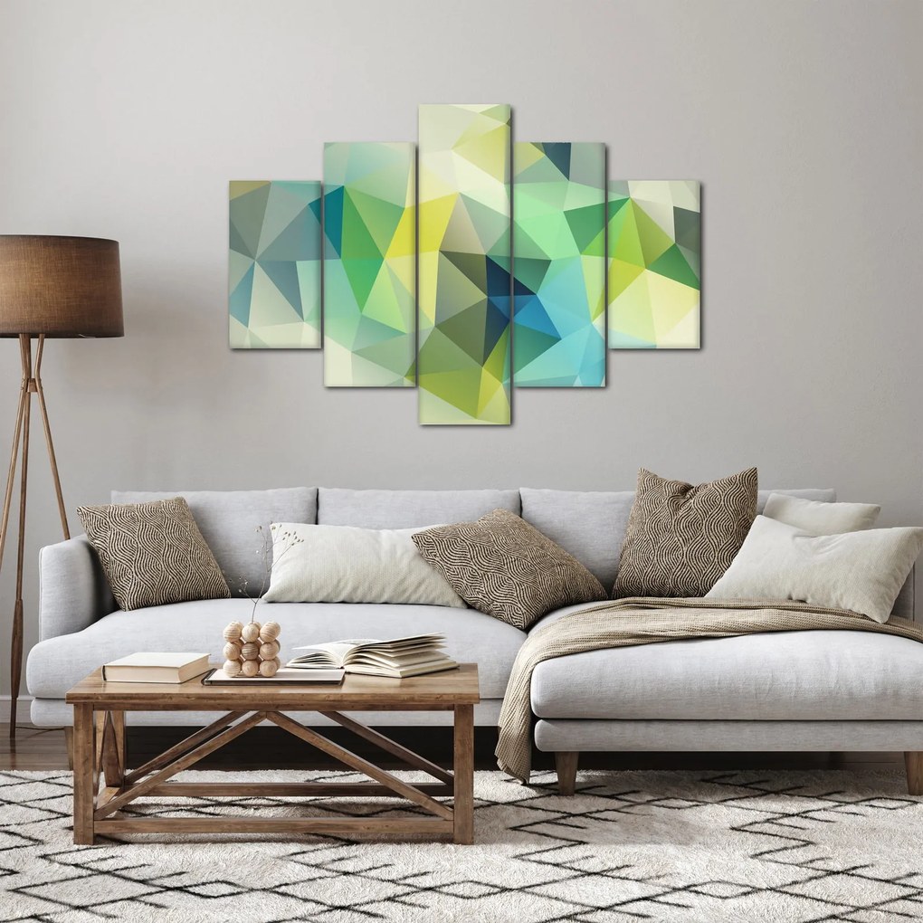 Obraz geometrické abstrakcie (150x105 cm)
