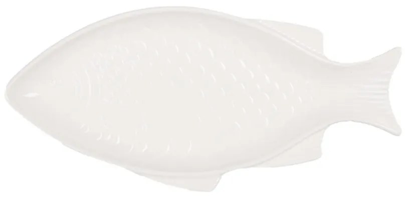 Biela miska / tanier v tvare ryby Fish Bowl M - 29*14*3 cm / 150 ml