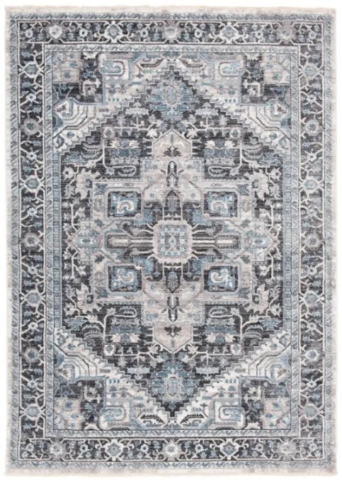 Koberec MYSTIC 3783A antracit / strieborný