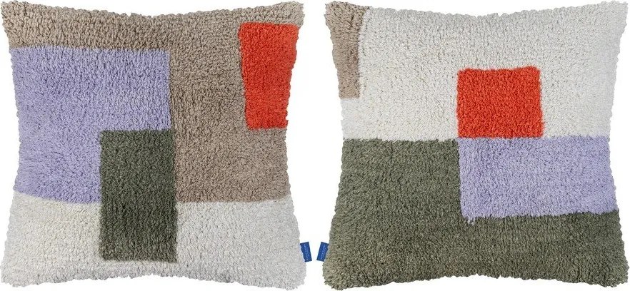 Bavlnená obliečka na vankúš 50x50 cm Brick – Mette Ditmer Denmark