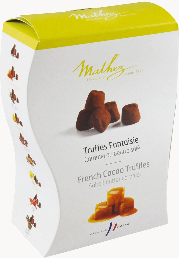 Francúzske čokoládové trufle Mathez (slaný karamel)
