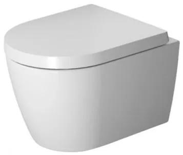DURAVIT Me by Starck Compact 37 x 48 cm závesná WC misa Rimless, Durafix, biela 2530090000