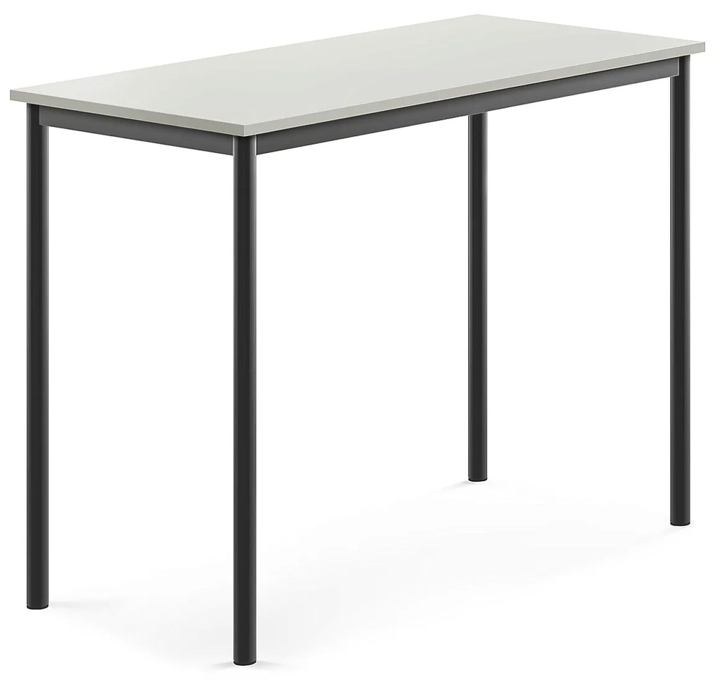 Stôl BORÅS, 1200x600x900 mm, laminát - šedá, antracit
