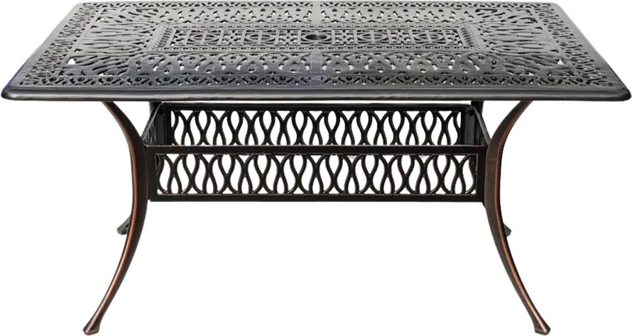 CH Hliníkový stôl Hastings v antickom prevedení