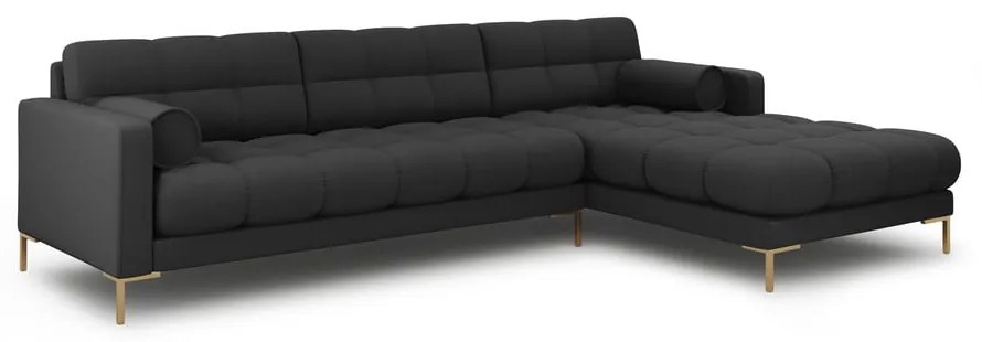 Tmavosivá rohová pohovka (pravý roh) Bali – Cosmopolitan Design