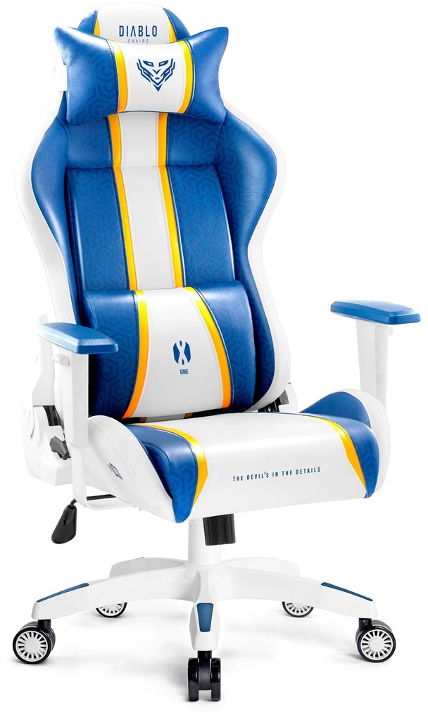 Herné kreslo Diablo X-One 2.0 King Size, Aqua Blue/ modré