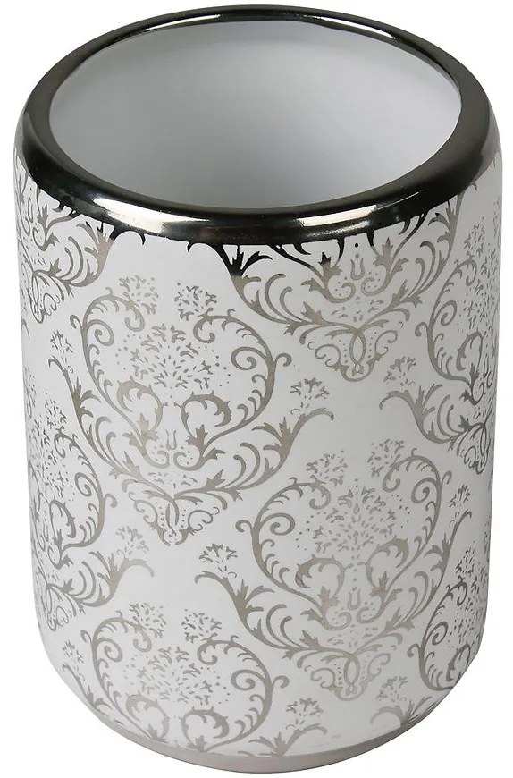 Hrnček Venezia, 8x8x11 cm, strieborný