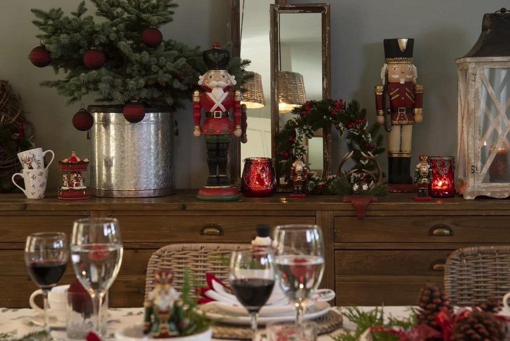 Vianočný hrnček s jeleňom - ​​Ø 9 * 10 cm / 300 ml