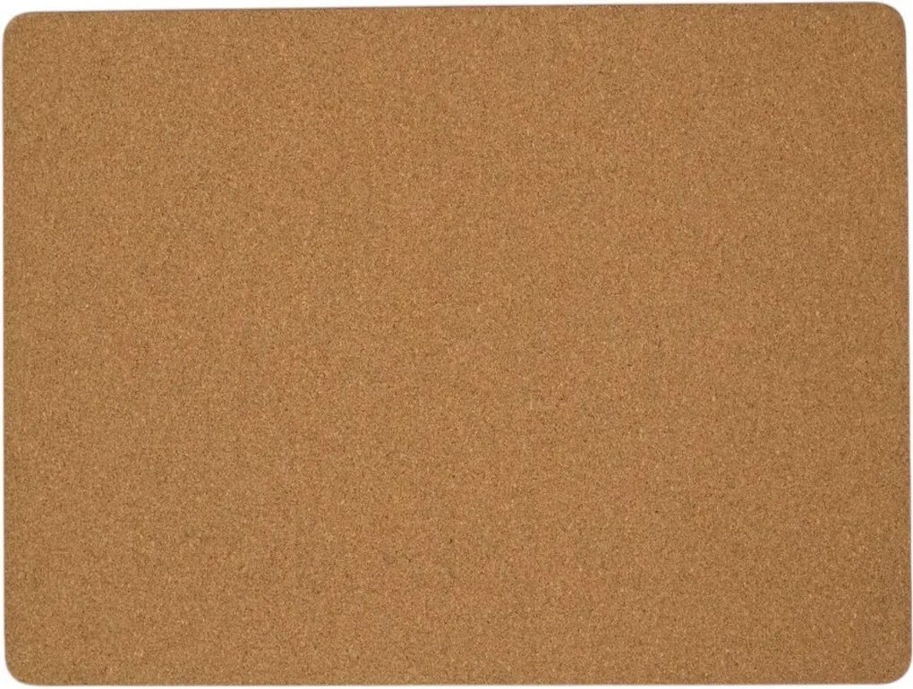 4ks pevné korkové prestieranie s kvetmi Flowers - 30*40*0,4cm
