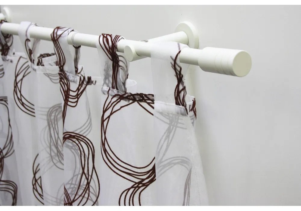 Kovová roztiahnuteľná garniža 120 - 210 cm Elba - Gardinia