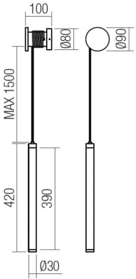 Redo 01-3301 - LED stmievateľná nástenná lampa SWING LED/9W/230V 3000/4000K CRI 90 biela